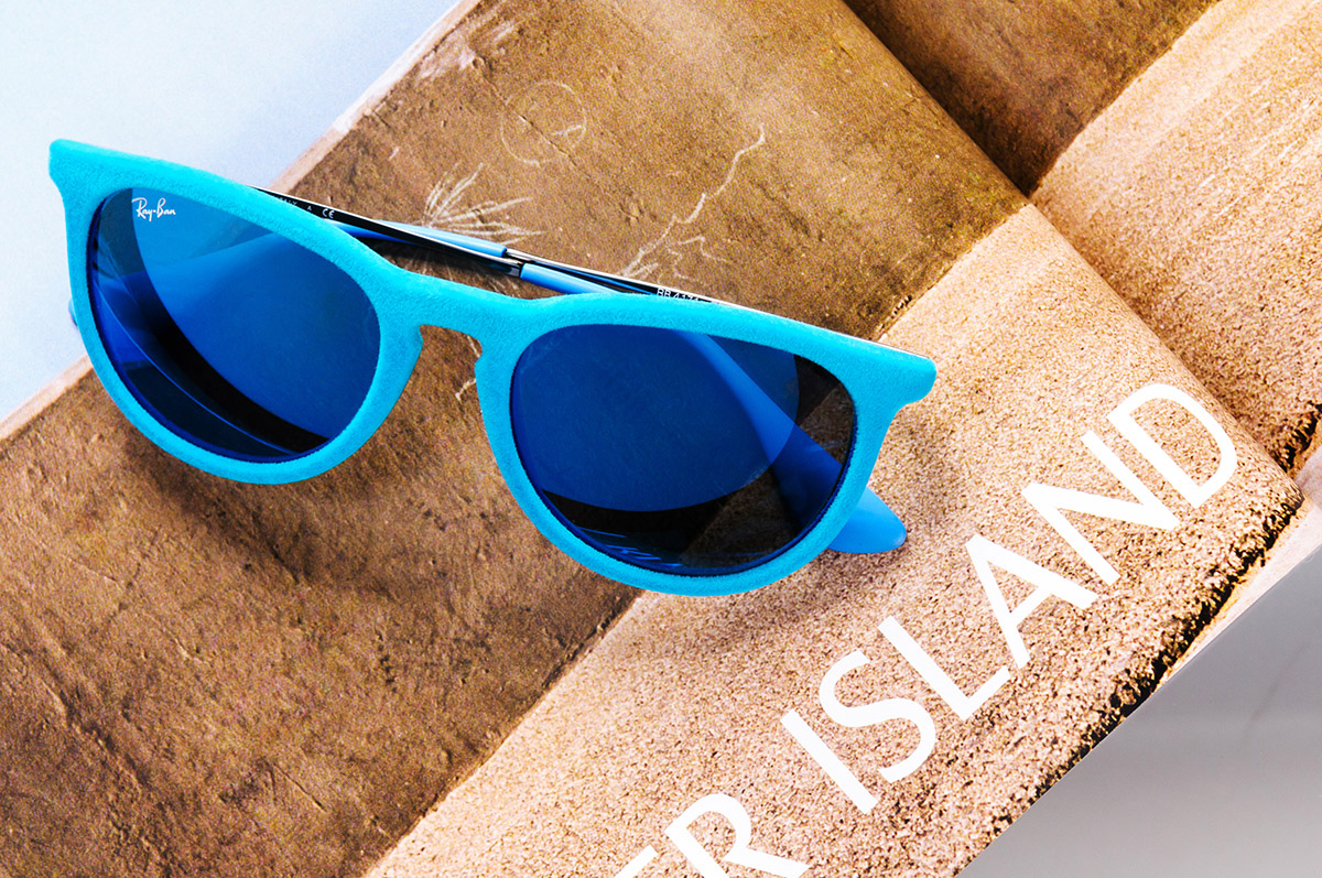 Rayban sunglasses campaign still-life