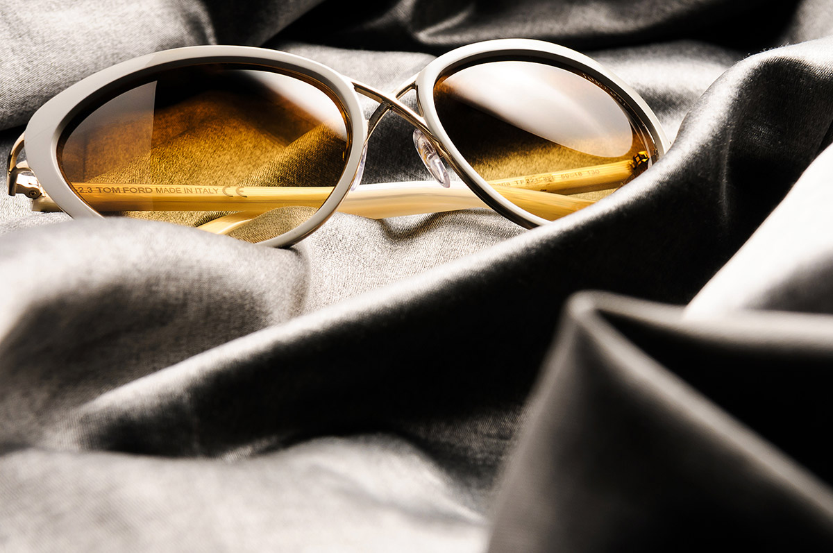 Tom Ford sunglasses campaign still-life studio shoot set design